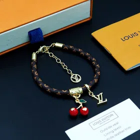 Louis Vuitton LV leather cherry letter bracelet-3813  