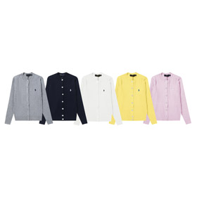 Polo Ralph Lauren's new cable knit slimming round neck cardigan-6300  